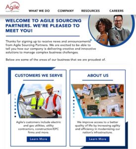 Agile Sourcing Partners e-mail comp