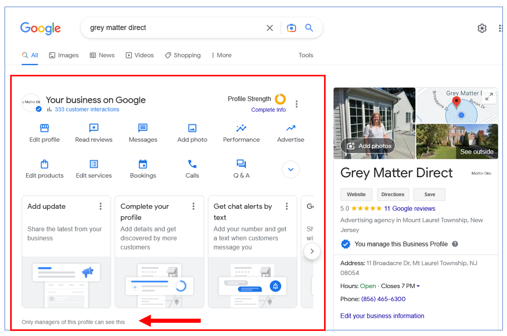 Google Business: What you need to know - Grey Matter Direct Mount Laurel, NJ.