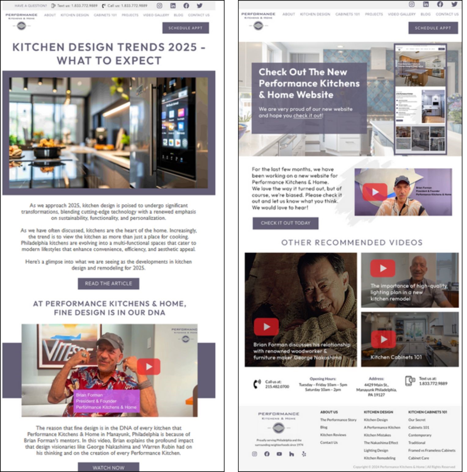 Performance Kitchens & Home email creative by Grey Matter Direct