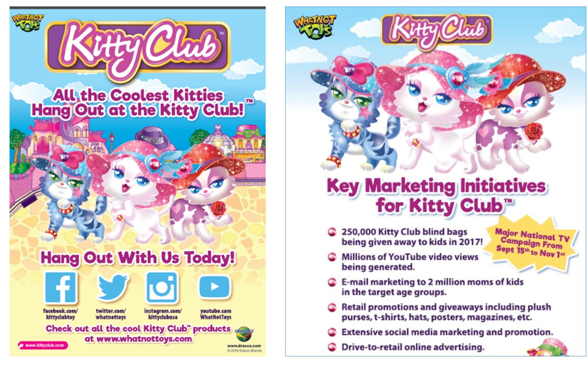 Kitty Club Marketing Posters from Grey Matter Direct