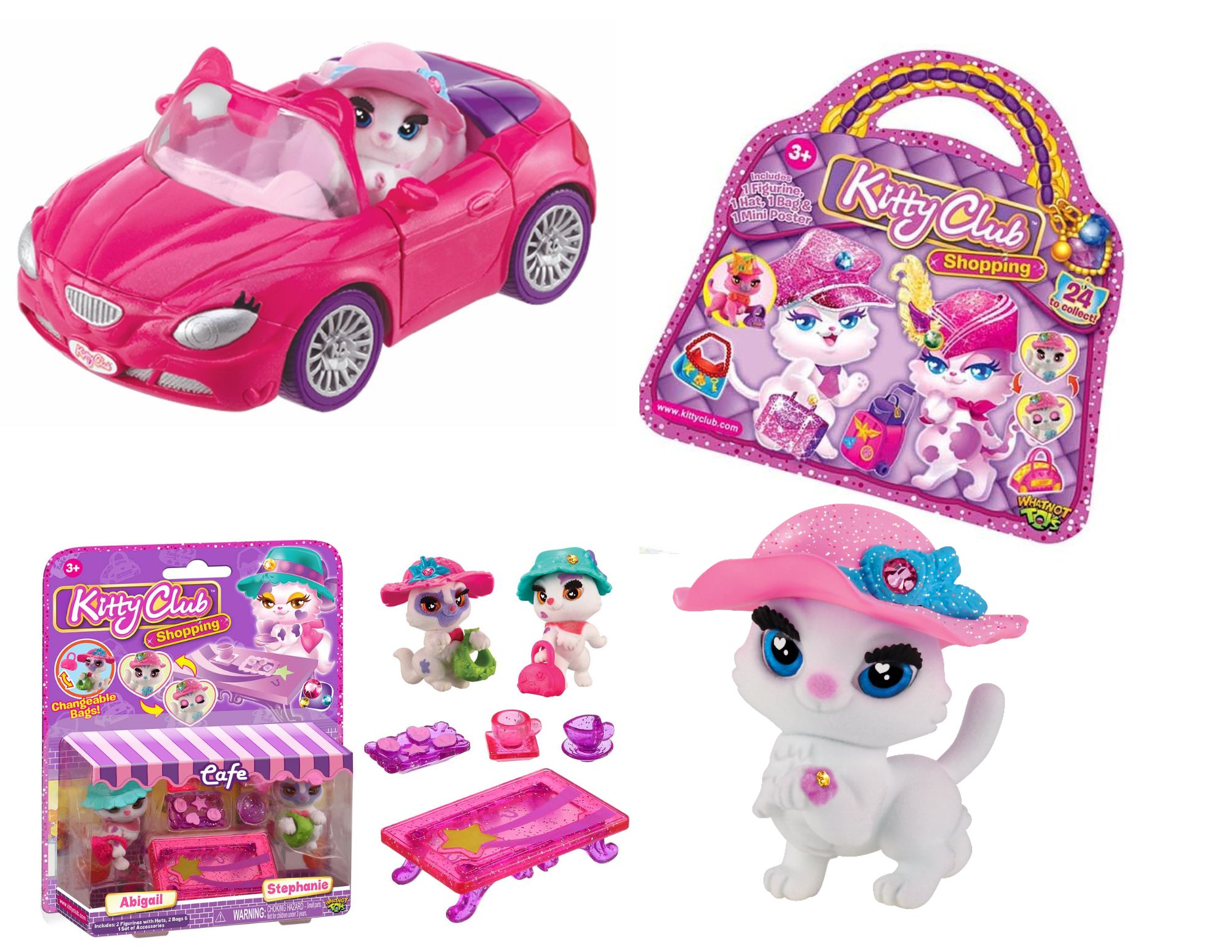 Kitty Clucb products from Whatnot Toys