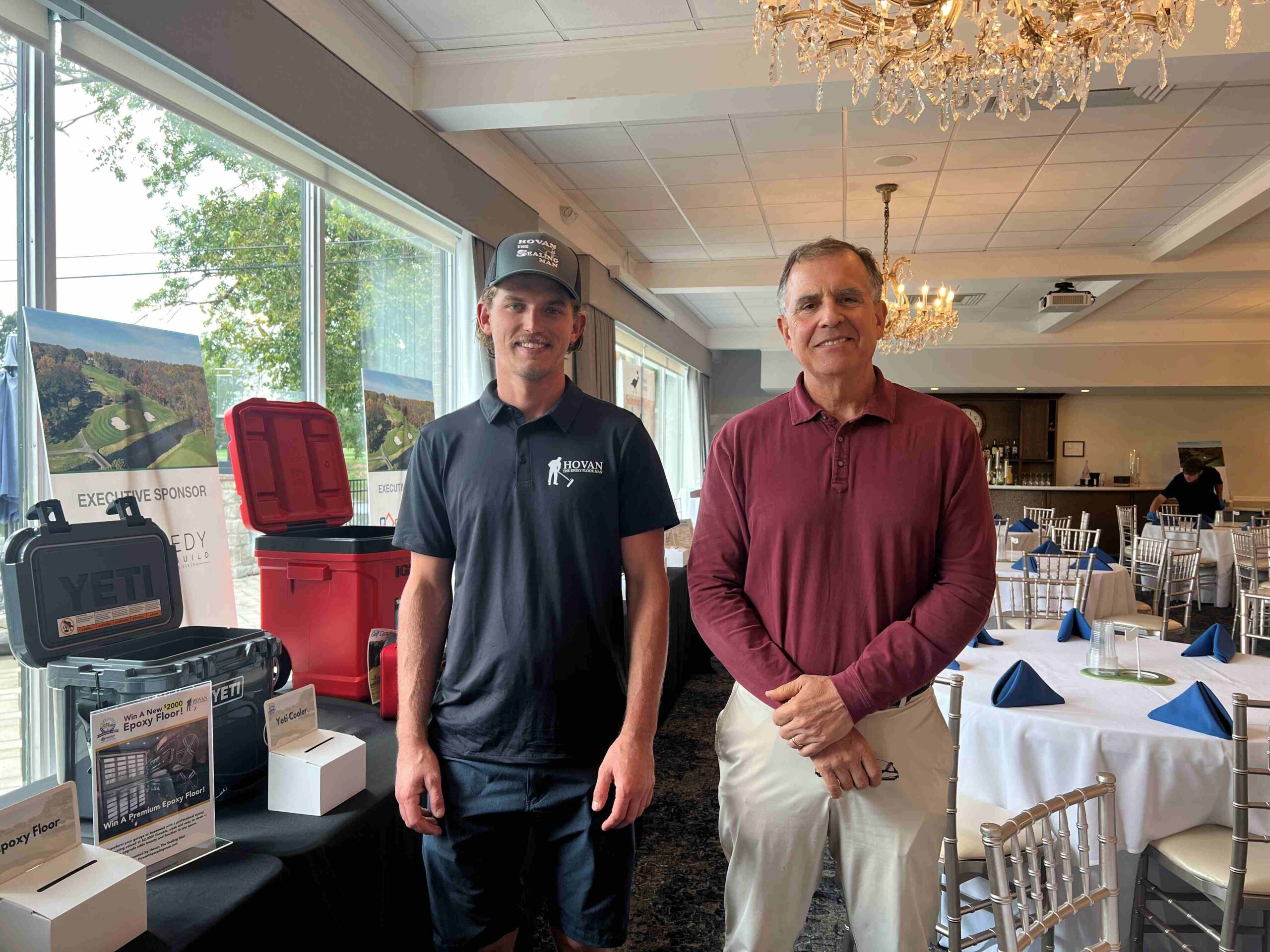 Ned Barrett of Grey Matter Direct with client Hamilton Hovan of Hovan The Sealing Man