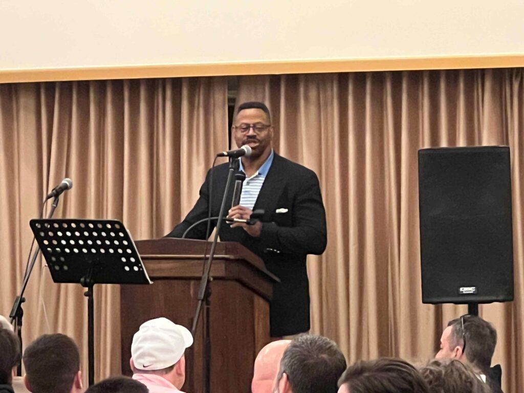 G. Cobb gave the opening address.