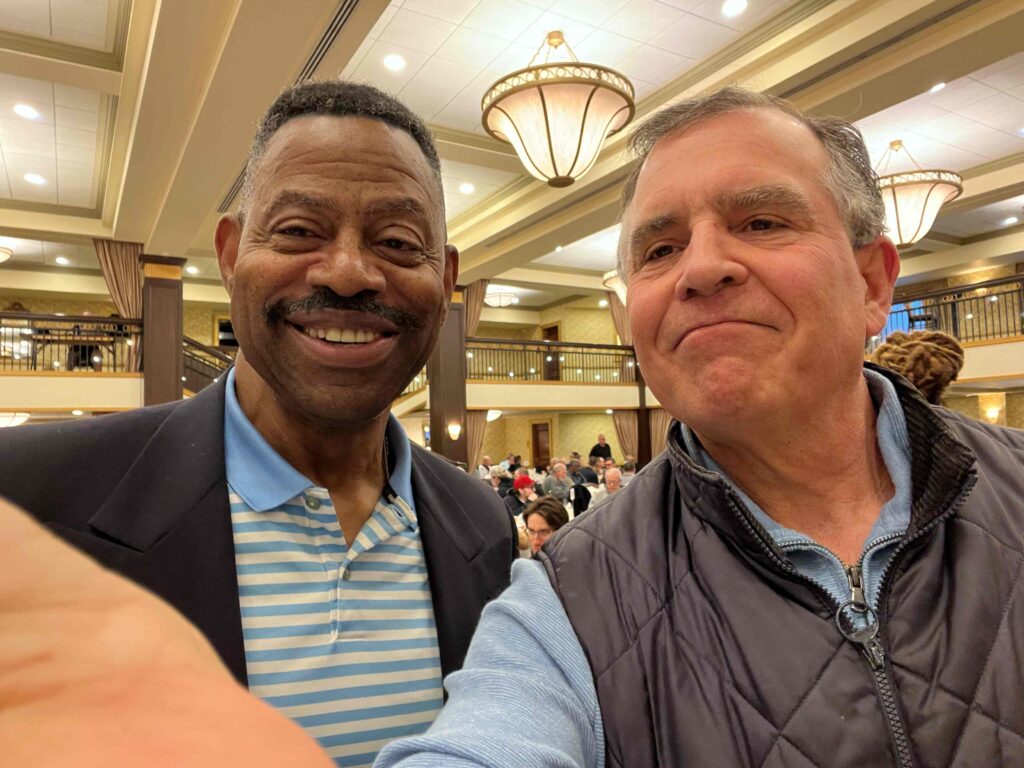 I was excited to meet G. Cobb, former Philadelphia Eagles linebacker and sports broadcaster.